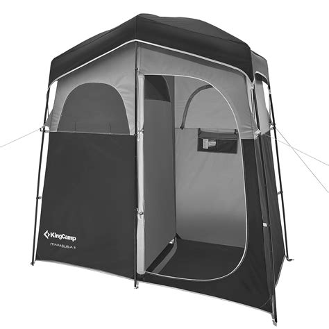 buy kingcamp camping shower tent oversize space privacy tent portable outdoor shower tents for