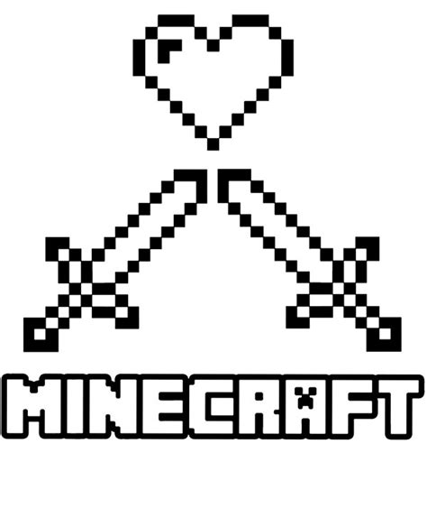 Kolorowanka Logo Minecraft Drukuj Kolorowanki Pl