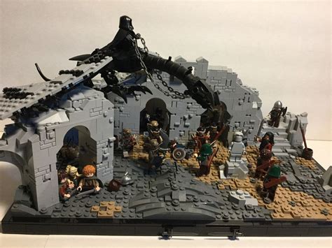 Osgiliath Under Siege Amazing Lego Creations Cool Lego Creations