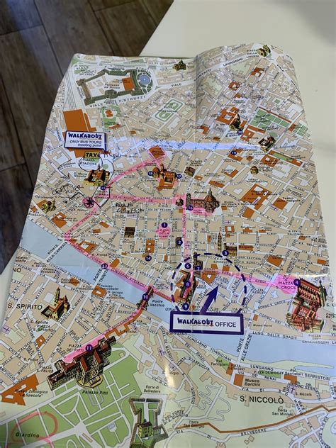Highlight Map Florence Italy Travel And Tell