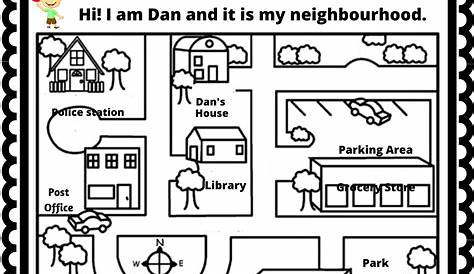 Worksheet on Neighbourhood | Literacy activities preschool, Literacy