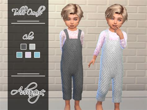 The Sims Resource Toddler Overalls 1 For Malefemale Toddler Sp