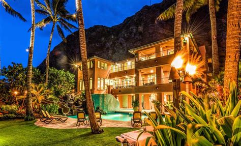 Royal Hawaiian Oceanfront Beach Estate Oahu Vacation Rental In Waimanalo North Shore Oahu