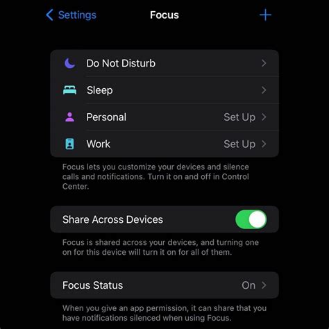 What Is "Share Focus Status" On IPhone?