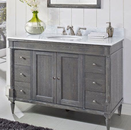 Our furniture category offers a great selection of bathroom furniture and more. I am thinking the weathered grey finish is less likely to ...