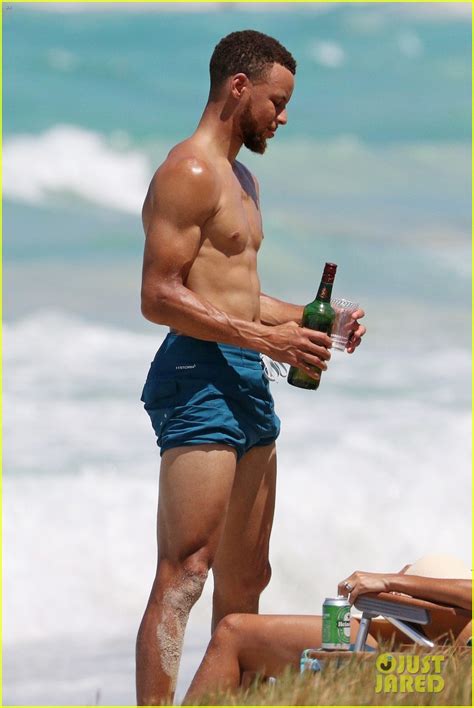 shirtless stephen curry hits the beach with wife ayesha photo 3918201 bikini shirtless