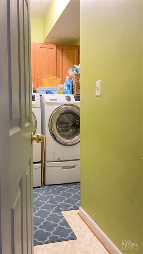Green Laundry Room Makeover Casa Watkins Living