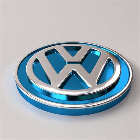 Volkswagen Logo 3d Model By Firdz3d