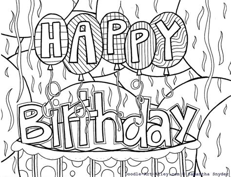 Pin By Pamela Mchatten On Birthday Happy Birthday Coloring Pages