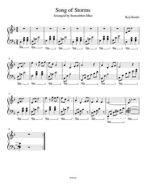 All types guitar guitar pro sheet music. Song of Storms Piano Cover Sheet music for Piano (Solo) | Musescore.com