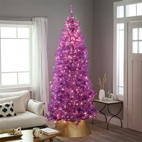 Belham Living 75ft Pre Lit Metallic Artificial Christmas Tree With