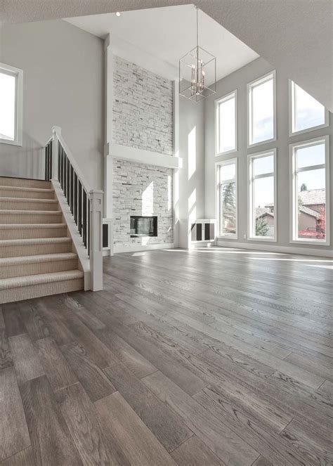 Pin By Catarina Maria On Home Living Room Wood Floor Grey Wood