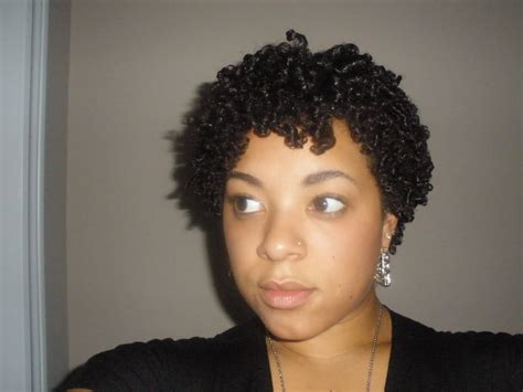 Side afro on short natural hair. NATURAL LENGTHS: ECO STYLER GEL CURLS