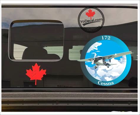 Cessna 172 Full Colour Vinyl Decal Sticker