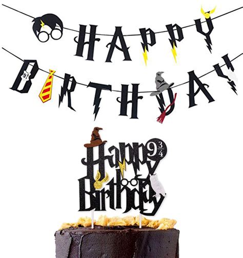 Buy Harry Potter Happy Birthday Banner Party Supplies Happy Birthday