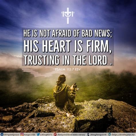 Not Afraid of Bad News – I Live For JESUS