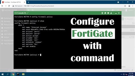 How To Configure The Basic Fortigate Using The Command YouTube
