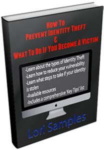 Prevent Identity Theft - Tips From Lori | Identity theft, Identity theft prevention, Theft
