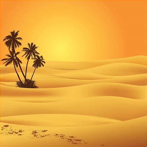 Royalty Free Desert Oasis Clip Art Vector Images