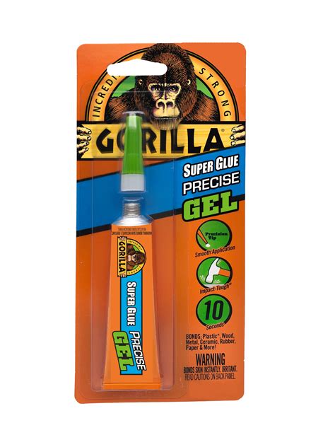 Gorilla Glue No Drip Super Glue Gel 15 Gram Tube