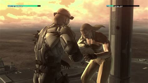 Mgs4 Solid Snake Vs Liquid Ocelot Youtube