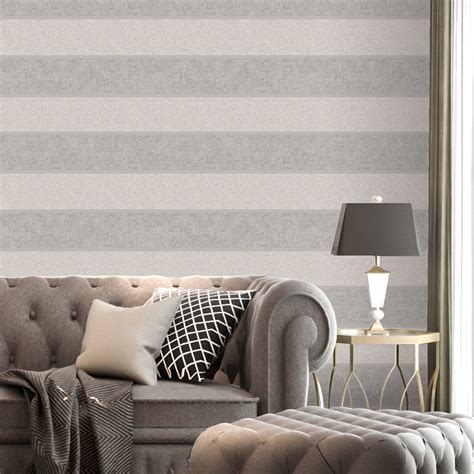 Bedroom Grey Striped Wallpaper Koplo Png