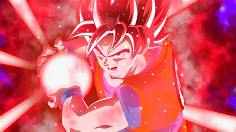 Goku Red Wallpapers Wallpaper Cave