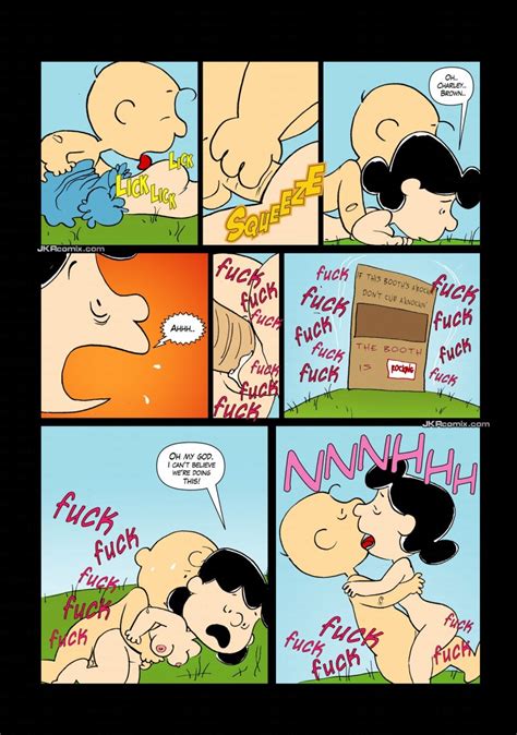 Rule 34 Black Hair Charlie Brown Comic Comic Page English Text Jkr Lucy Van Pelt Nude Female
