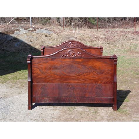 Antique Flame Mahogany Double Full Bed Chairish