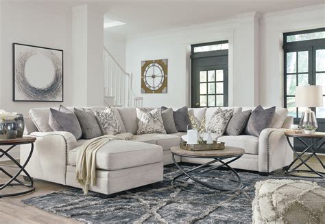 See more ideas about reclining sectional, sectional, living room furniture. Benchcraft By Ashley Furniture Left Facing Chaise Dellara ...