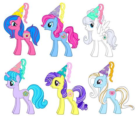 Mlp Fim G1 Princess Ponies By Kaoshoneybun On Deviantart