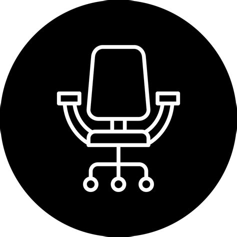 Office Chair Vector Icon Style 22544535 Vector Art At Vecteezy
