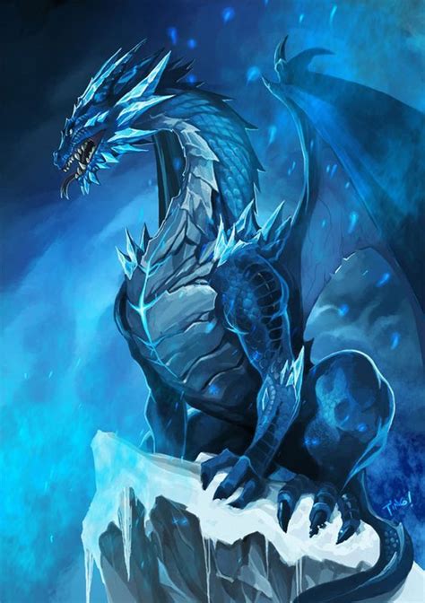 Sapphire Dragon Ice Dragon Dragon Artwork Fantasy Dragon Images