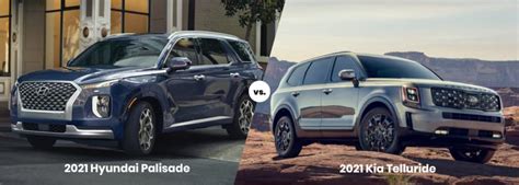 Kia telluride vs hyundai palisade price. 2021 Hyundai Palisade vs. Kia Telluride | Patrick Hyundai