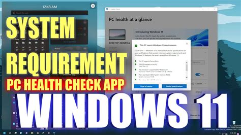 pc health check windows 10 secure boot and tpm 2 0 pc status check to install windows 11 new