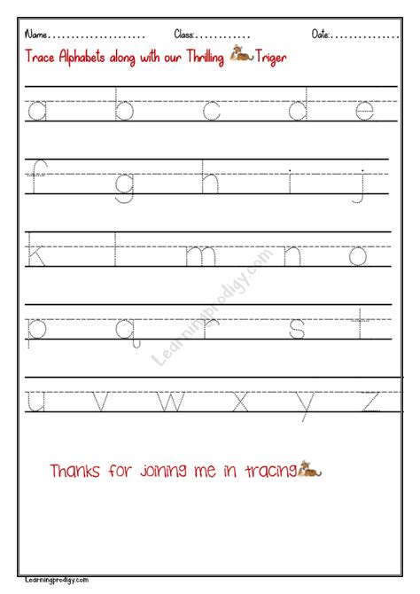 Nursery Alphabet Worksheets Archives Learningprodigy