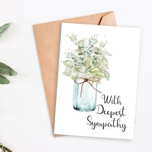 Bible Verse Card Sympathy Card Printable Printable Sympathy Etsy