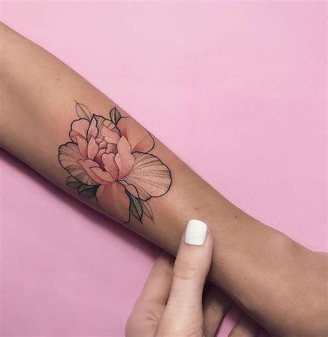 65 Dreamy Ink Styles That Are Just Wow Geometric Tattoo Pink Flower