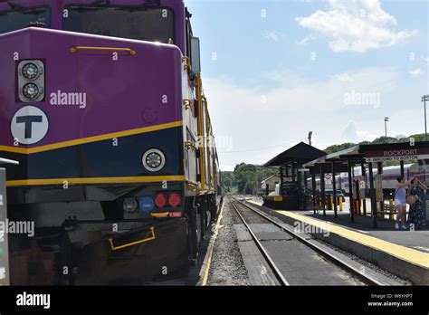 Mbta Commuter Rail Trains And Station Terminals North Of Boston