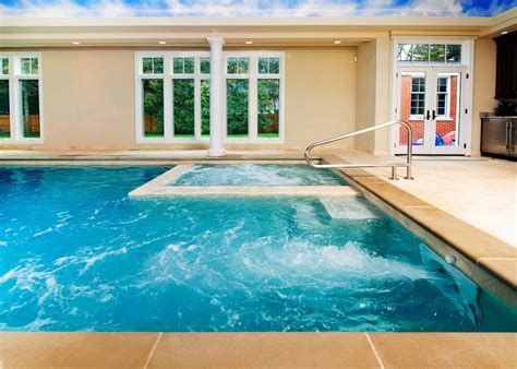 Wilmette Il Indoor Swimming Pool And Hot Tub Traditional Pool