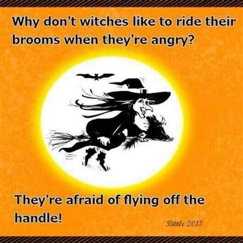 Why Do Witches Ride Brooms Joke Freeloljokes
