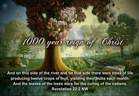 1000 Year Reign Of Christ Revelation 222 Peace In The Bible