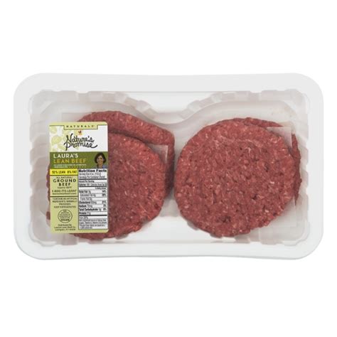 Save On Natures Promise Naturals Lauras Lean 92 Ground Beef Patties