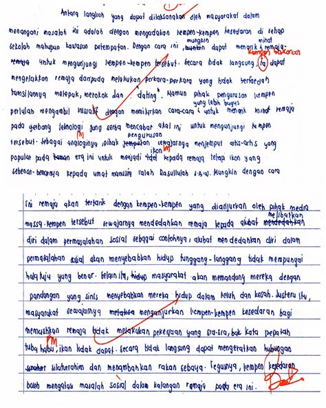 Karangan Bahasa Melayu Tahun Cemerlang Contoh Karangan Kssr Sexiz Pix