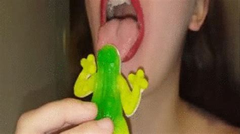 Gummy Frog Swallowing Go Ask Alandra Clips4Sale