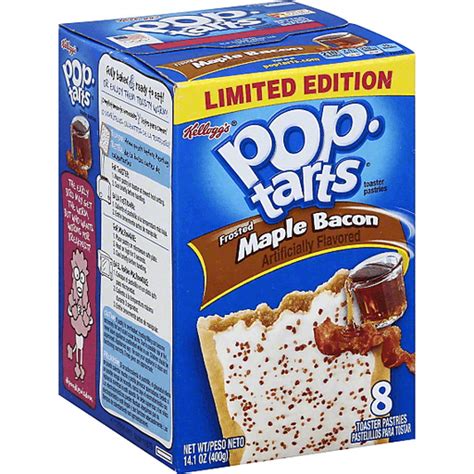 Kellogg S Pop Tarts Frosted Maple Bacon Toaster Pastries 8 Ct Box