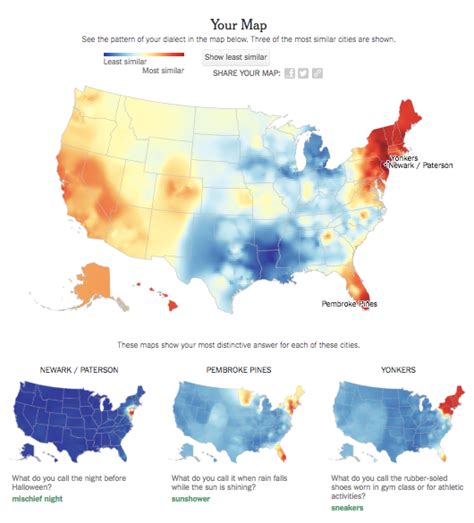 The Data Science Behind The New York Times Dialect Quiz Part 1 By