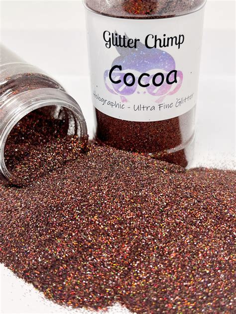 Cocoa Ultra Fine Holographic Glitter Glitter Chimp