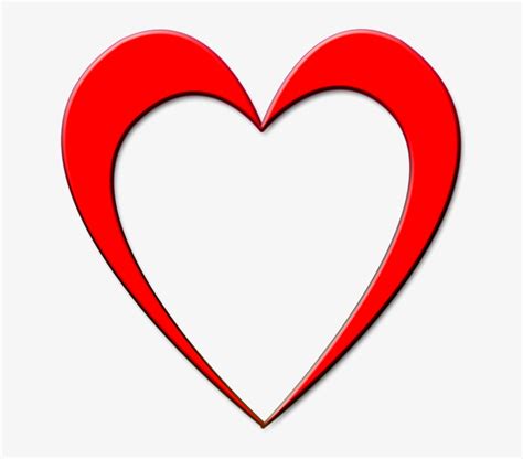 Free Illustration Red Heart Outline Design Love Image Red Heart