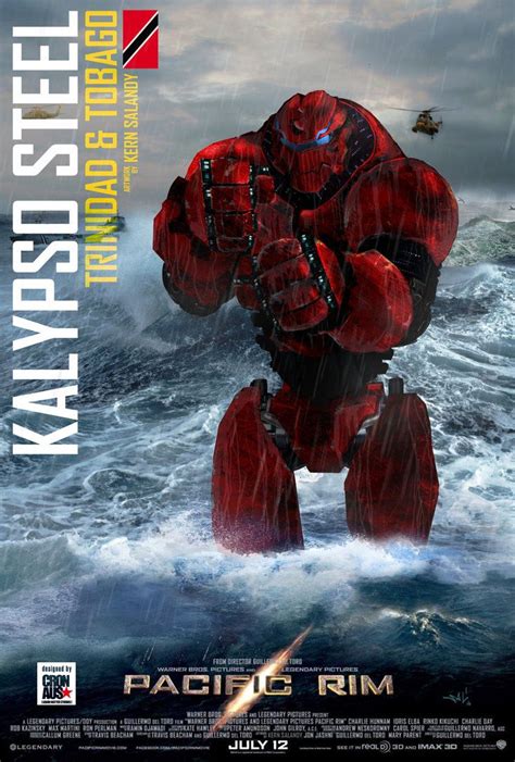 In a scaled up (and serious) version: KALYPSO STEEL-PACIFIC RIM JAEGER DESIGN by Trinivee ...